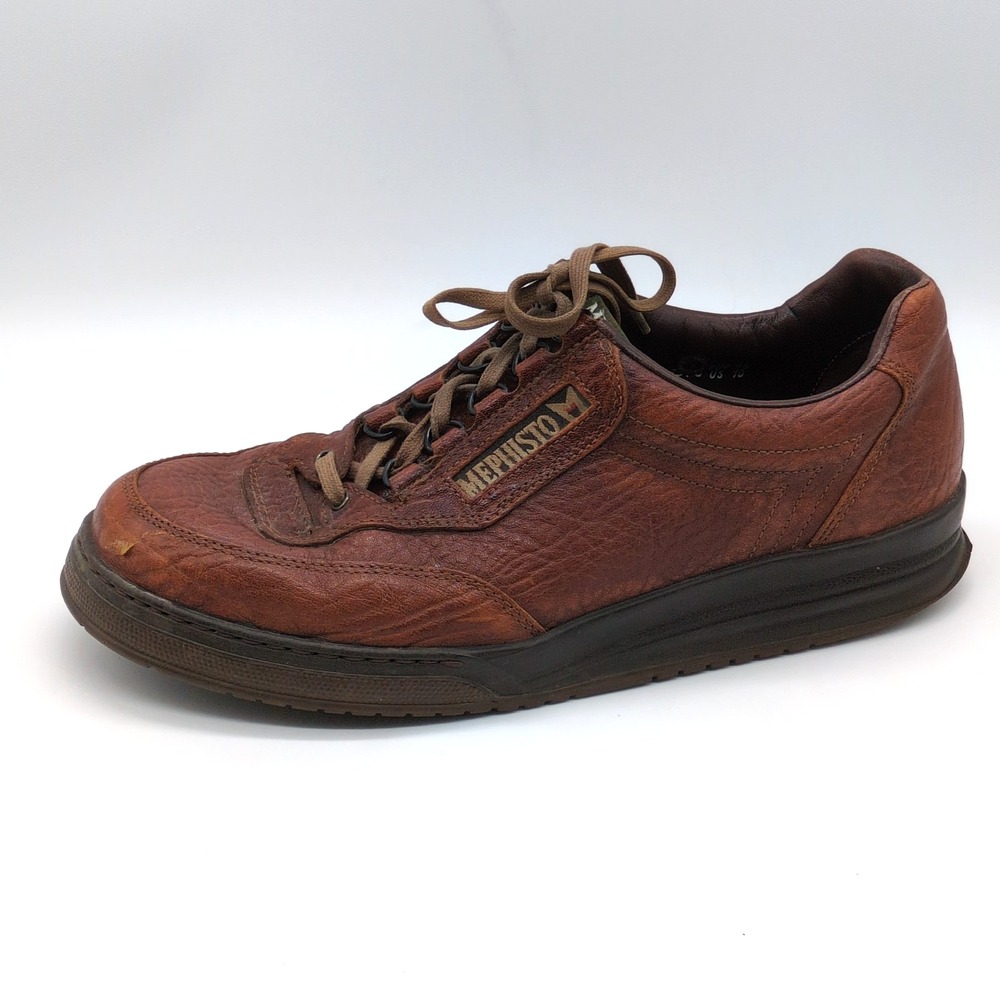 Mephisto Shoes Mens Match Mamouth Brown 10 Leather Walking Oxford Hiking